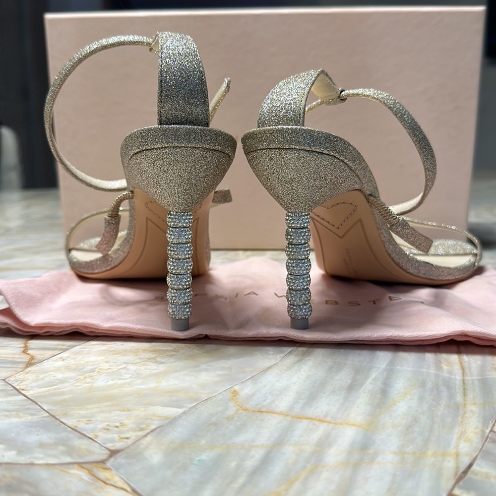 Sophia Webster Rosalind Crystal Ankle Strap - Picture 7 of 8